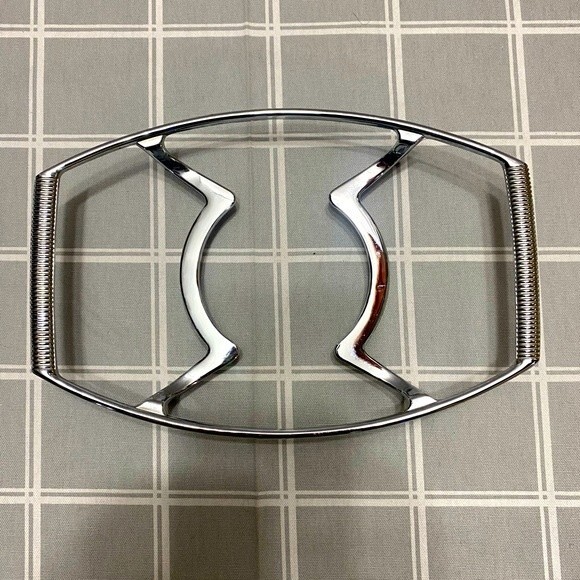 Vintage CorningWare Chrome Trivet Casserole Cradle Hot Dish Stand P-11-M - Picture 1 of 6